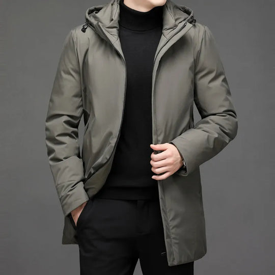 Alan | Heritage Hooded Overcoat