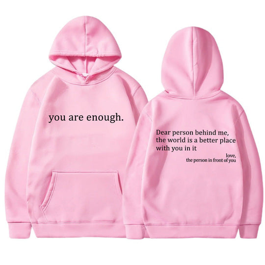 You Are Enough - Unisex Oversized Hoodie