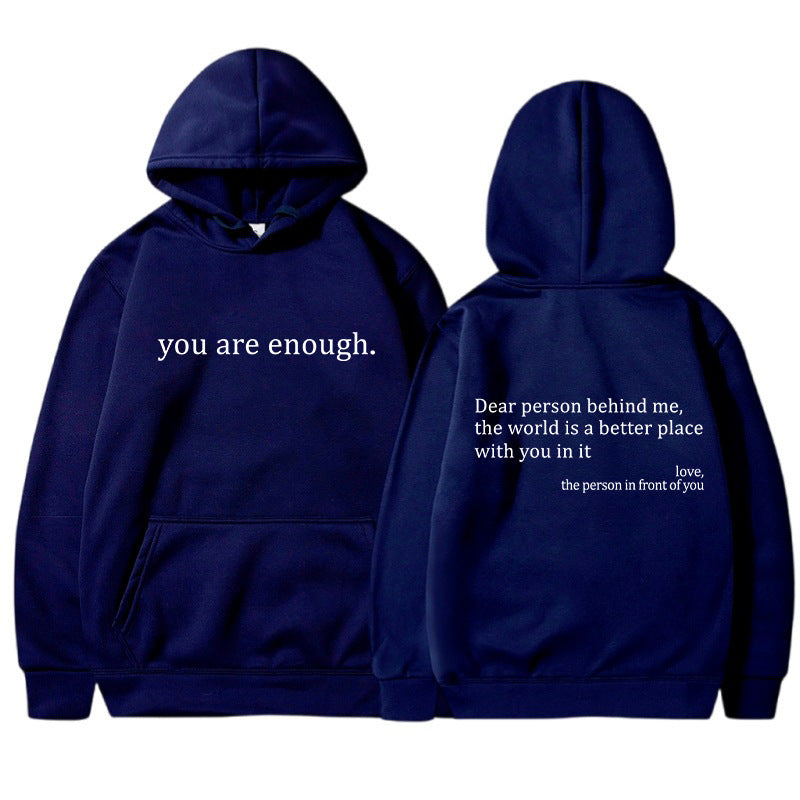 You Are Enough - Unisex Oversized Hoodie