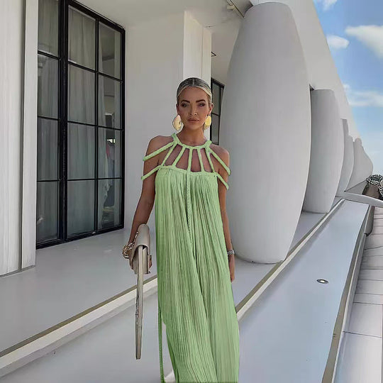 Amelia | Linen Maxi Dress