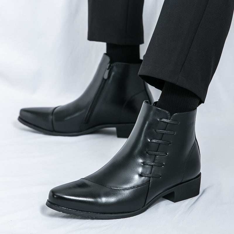 Derek | Leather Dress Boots