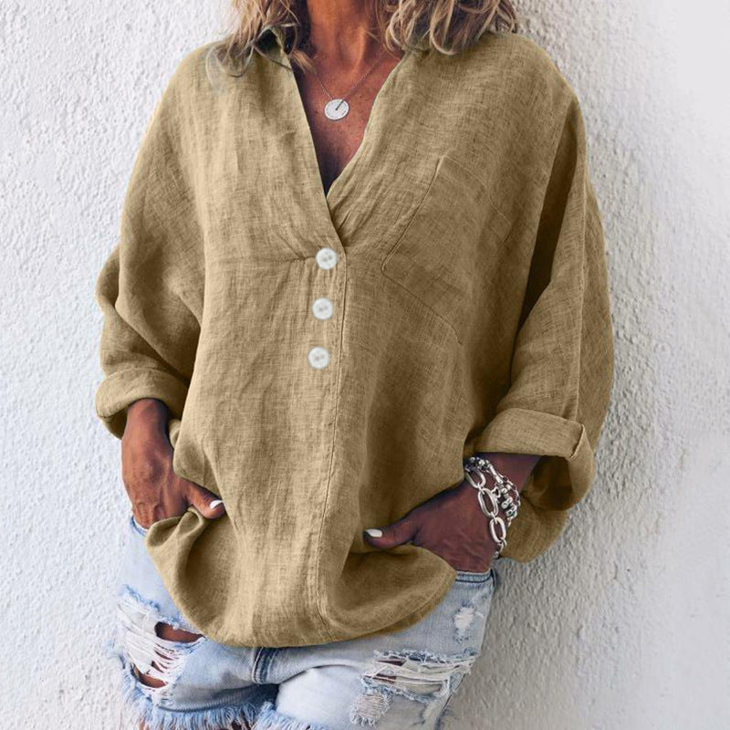 Maeve | Stylish Cotton-Linen Pullover