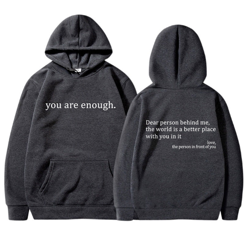 You Are Enough - Unisex Oversized Hoodie