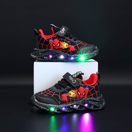 SpiderKicks | LED Light-Up Shoes for Kids