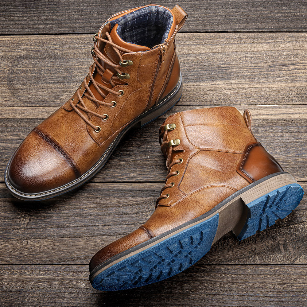 Aaron – Handcrafted Luxe Oxford Boots