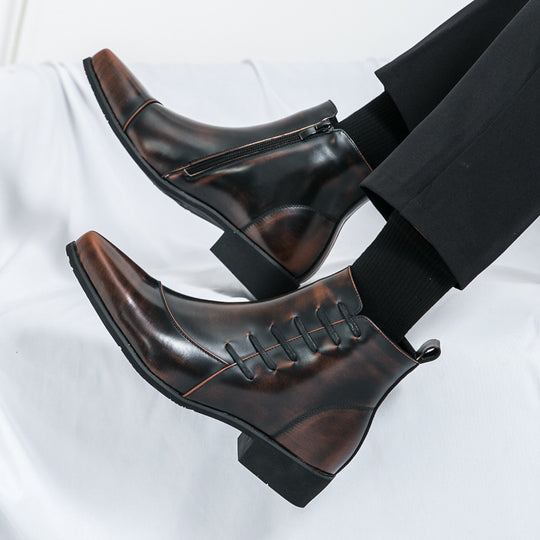 Derek | Leather Dress Boots