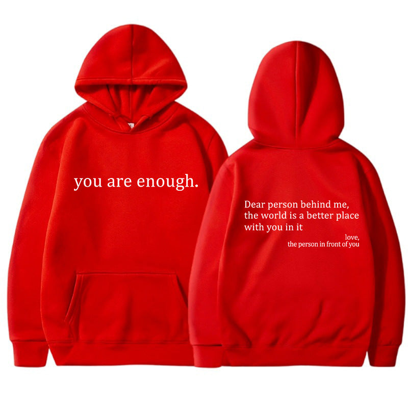 You Are Enough - Unisex Oversized Hoodie