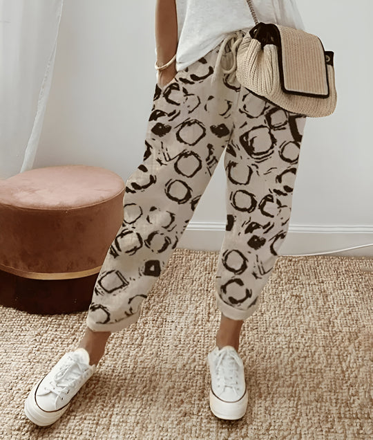 Elisa | Chic Cotton Linen Trousers