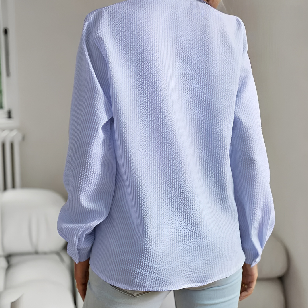 Elizabeth | Elegant Long-Sleeve Blouse