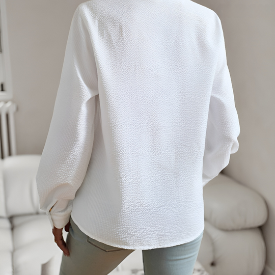 Elizabeth | Elegant Long-Sleeve Blouse