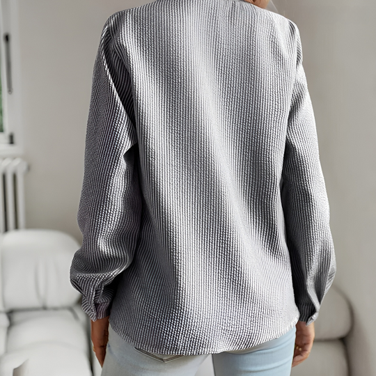 Elizabeth | Elegant Long-Sleeve Blouse