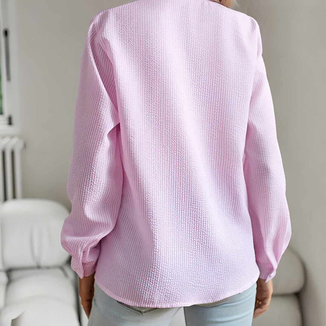 Elizabeth | Elegant Long-Sleeve Blouse