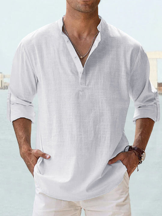 Arian | Breathable Linen Shirt