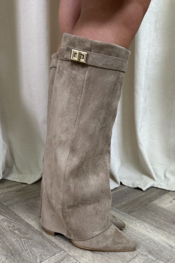 Louisa |  Boots Taupe