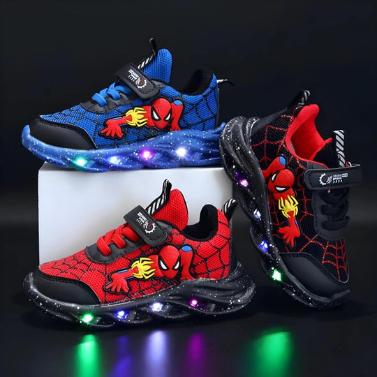 SpiderKicks | LED Light-Up Shoes for Kids