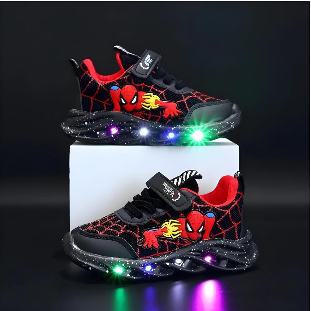 SpiderKicks | LED Light-Up Shoes for Kids