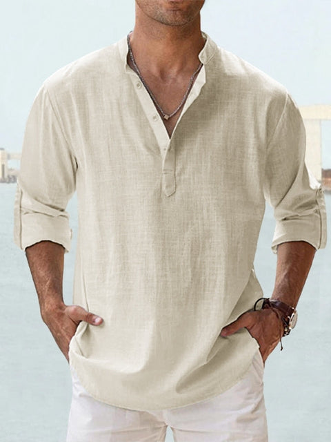 Arian | Breathable Linen Shirt