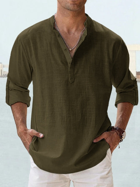 Arian | Breathable Linen Shirt