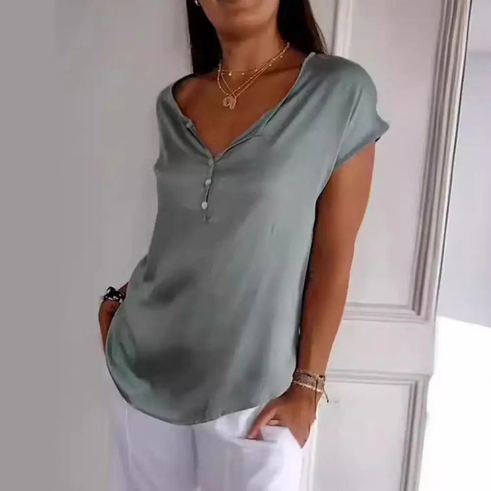 Danique | Elegant V-neck Top