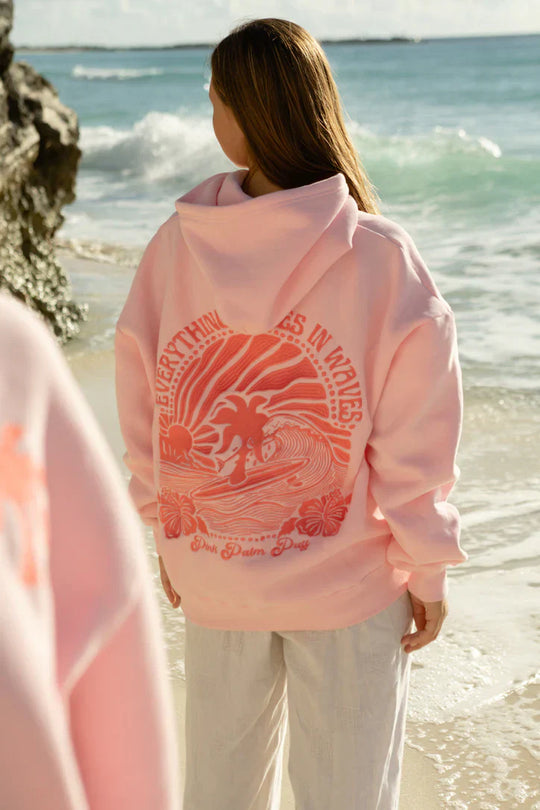 Sunset Waves | Oversized Hoodie