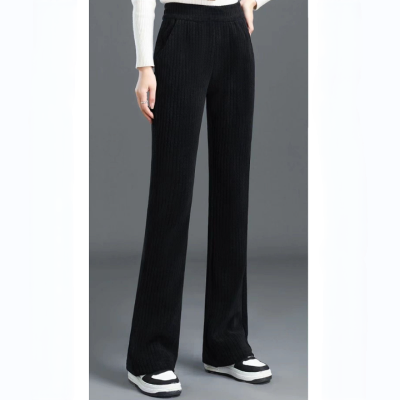 Jane | Comfy Velvet Wide-Leg Trousers