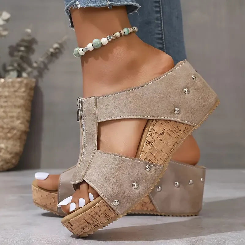 Adriana | Stylish Comfort Wedge Sandals