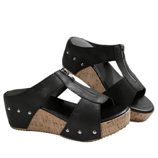 Adriana | Stylish Comfort Wedge Sandals