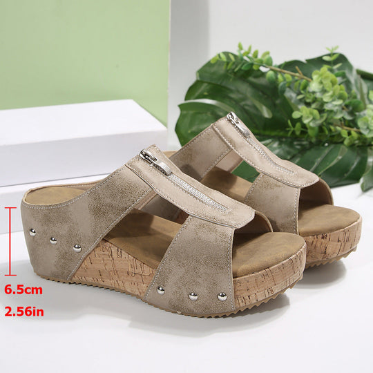 Adriana | Stylish Comfort Wedge Sandals