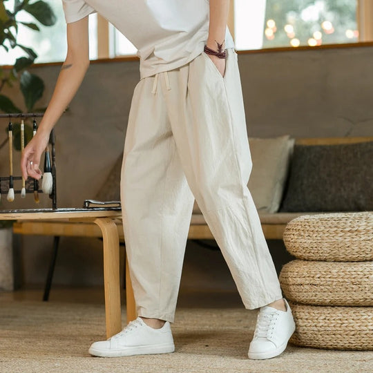 Jacob | Linen Summer Trousers