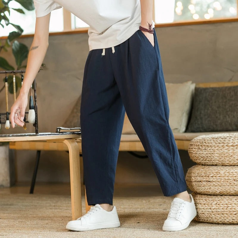 Jacob | Linen Summer Trousers